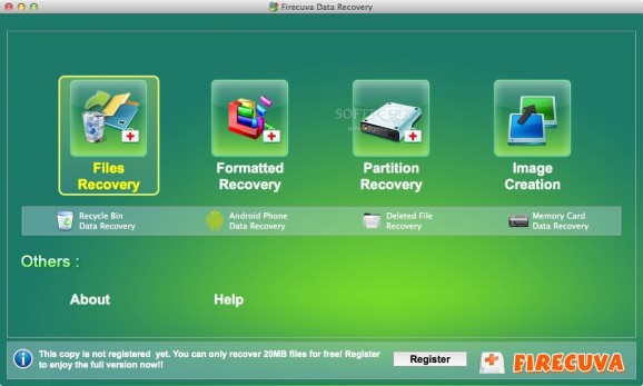FireCuva Data Recovery screenshot