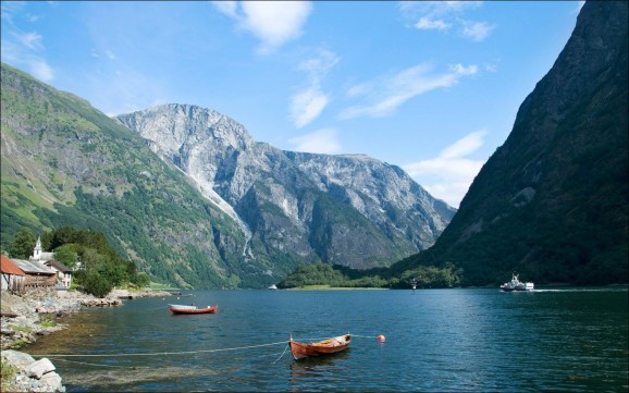 Fjord Norway screensaver screenshot