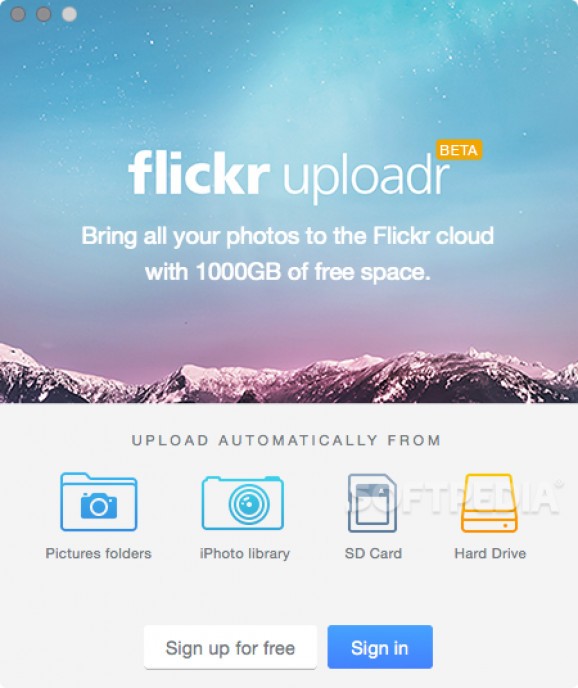 Flickr Uploadr screenshot
