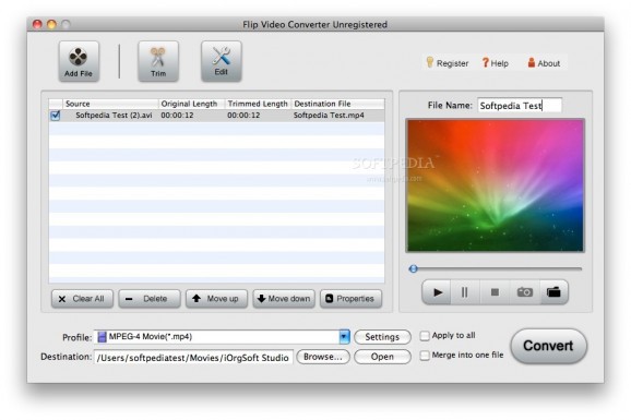 Flip Video Converter screenshot
