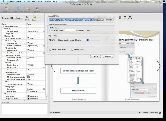 FlipBook Creator Pro screenshot