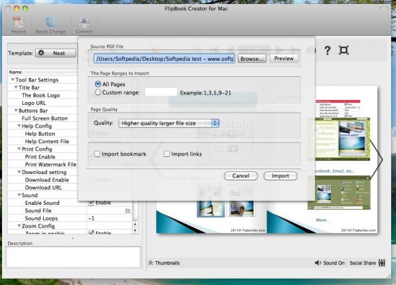 FlipBook Creator screenshot