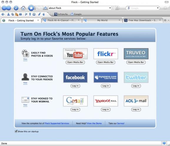 Flock screenshot