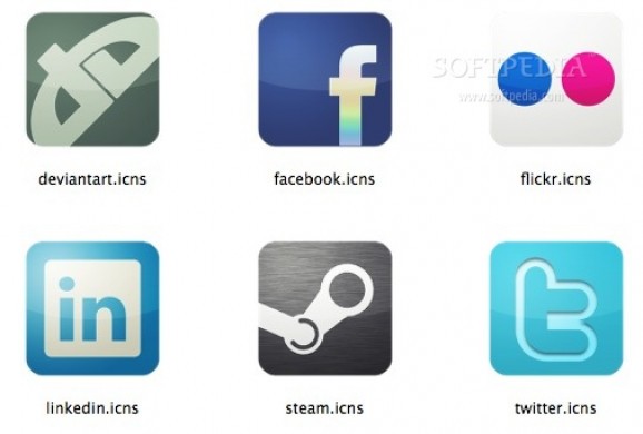 Flurry Icons for Social Media screenshot
