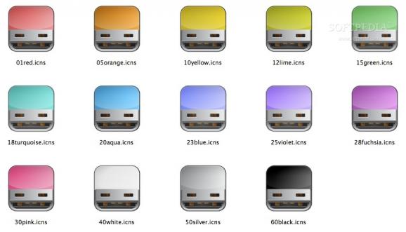 Flurry USB Flash Drive Icons screenshot