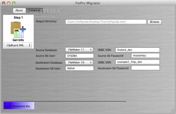 FmPro Migrator screenshot
