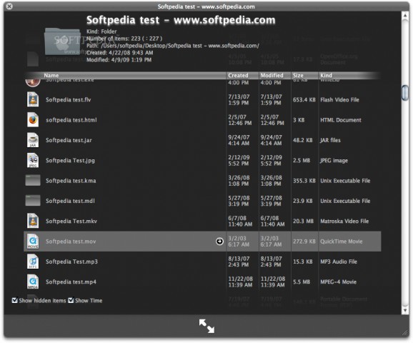 Folder QuickLook Plugin screenshot