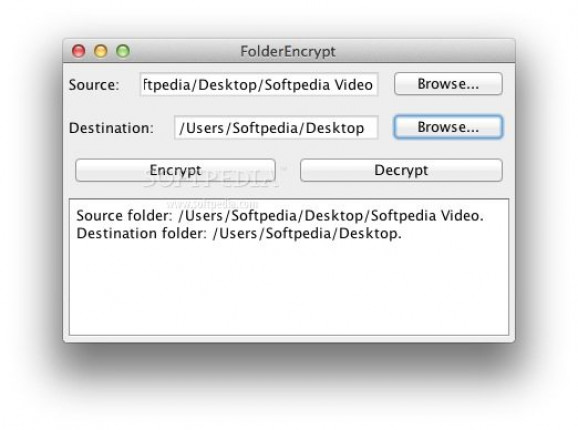 FolderEncrypt screenshot