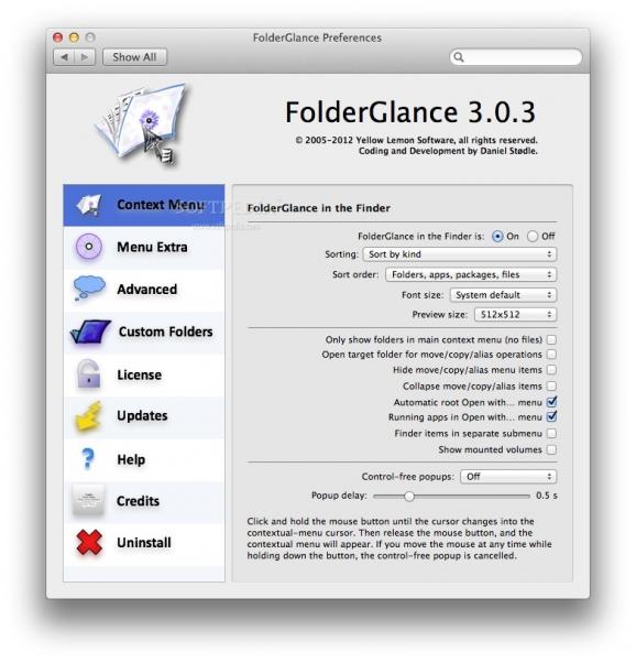 FolderGlance screenshot