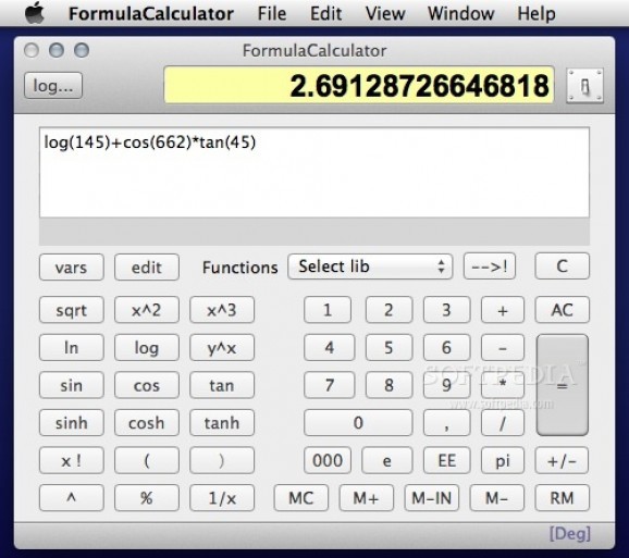 FormulaCalculator screenshot