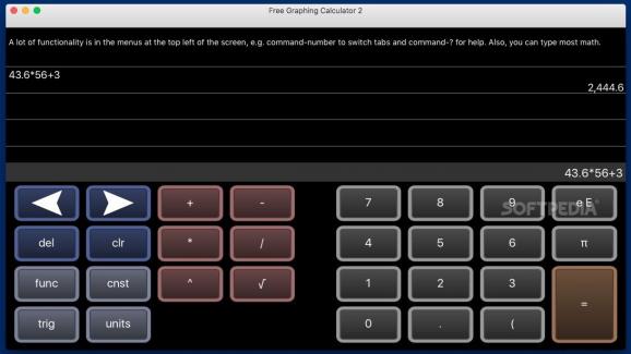 EduCalc (formerly Free Graphing Calculator 2) screenshot