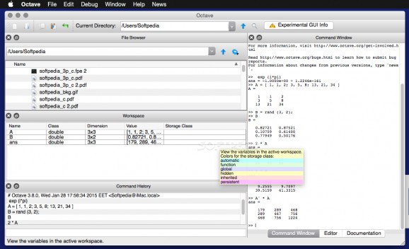GNU Octave screenshot