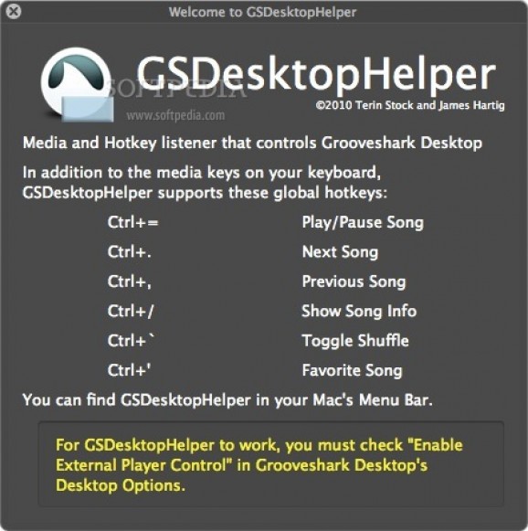 GSDesktopHelper screenshot