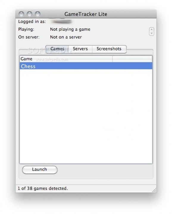 GameTracker Lite screenshot