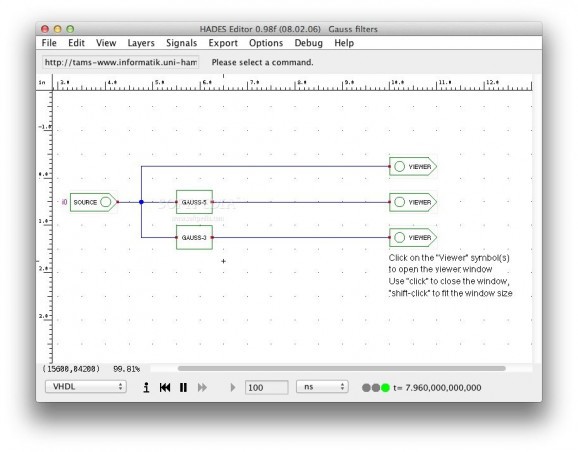 Gauss filter screenshot