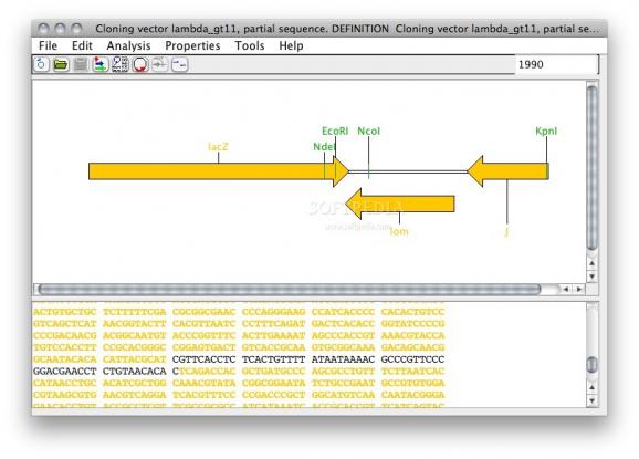 GeneStudio screenshot