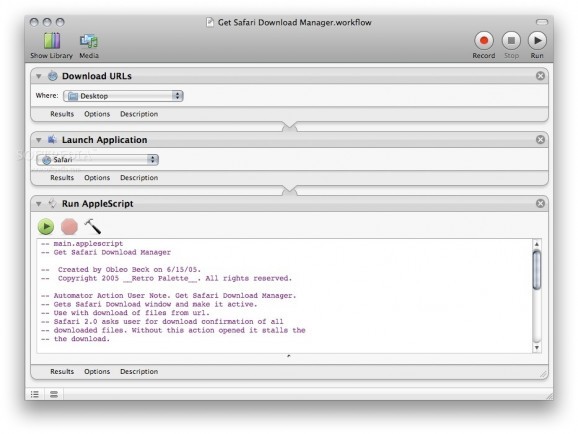 Get Safari Download Manager screenshot