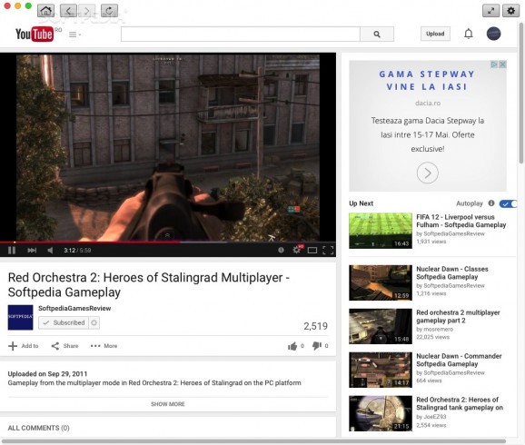 GoVid for YouTube (formerly Go for YouTube) screenshot