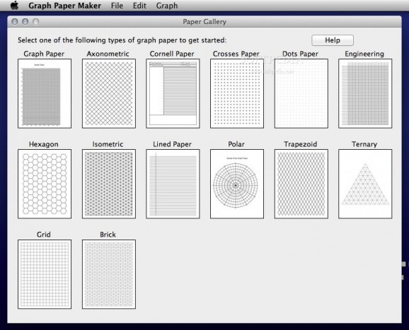 Graph Paper Maker screenshot