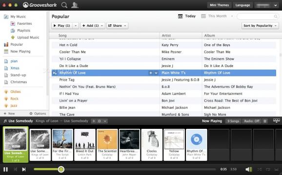 Grooveshark Desktop screenshot