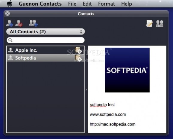 Guenon Contacts screenshot