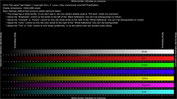 HDTV Test Pattern screenshot