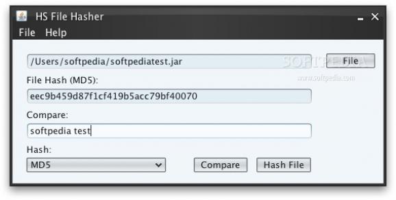 HS File Hasher screenshot