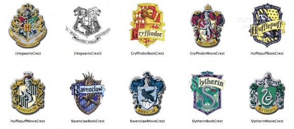 Harry Potter House Crest Icons screenshot