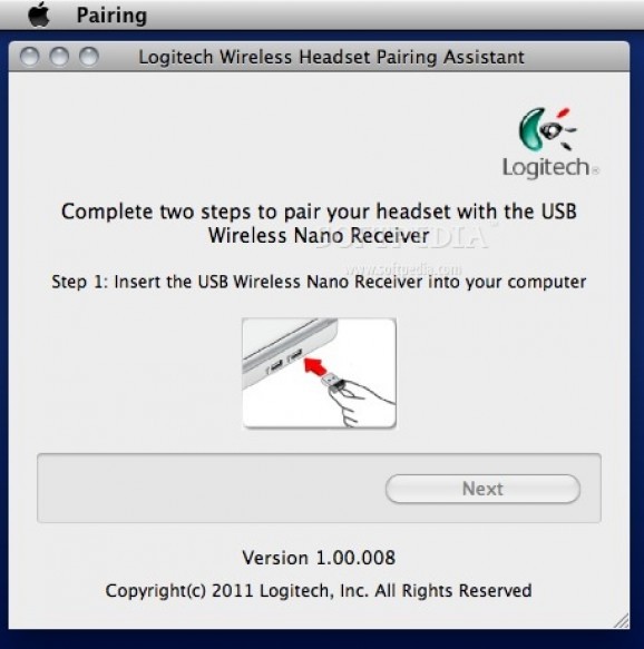 Headset Pairing Utility screenshot