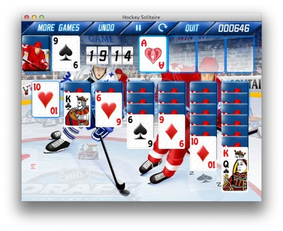 Hockey Solitaire screenshot
