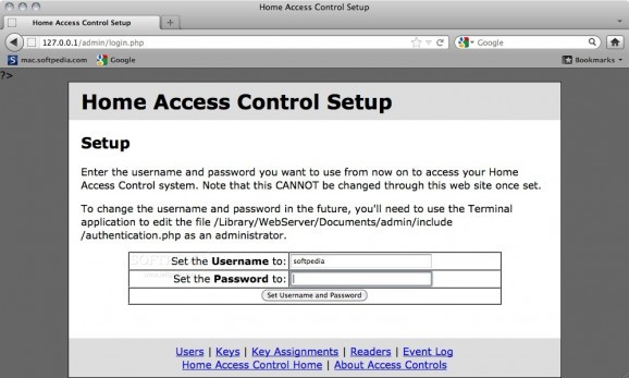 Home Access Control screenshot