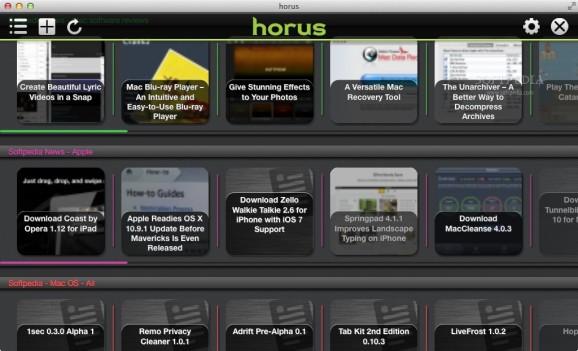 Horus News Reader screenshot