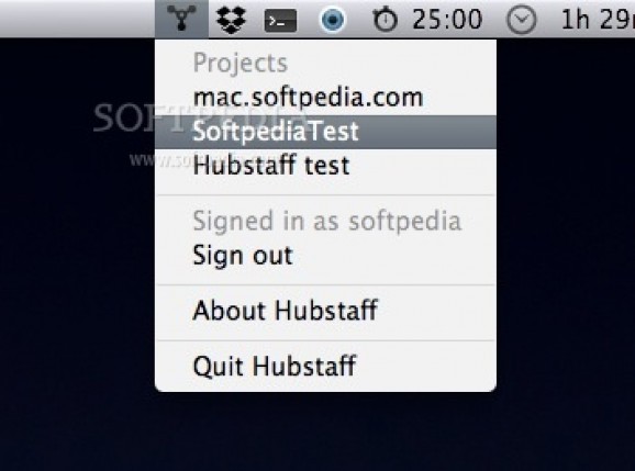 Hubstaff screenshot