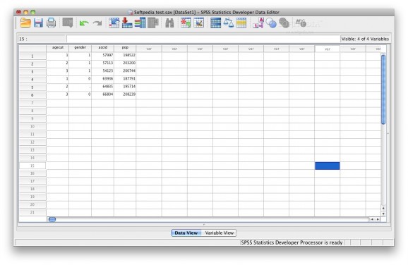 IBM SPSS Statistics Developer screenshot