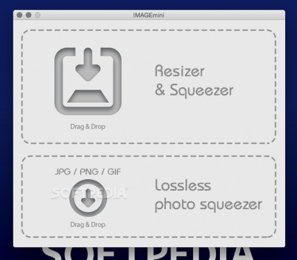 Photo Size Optimizer (formerly IMAGEmini) screenshot