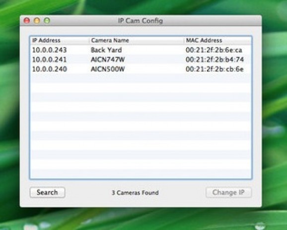 IP Cam Config screenshot