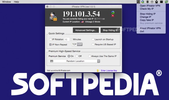 IPinator VPN screenshot