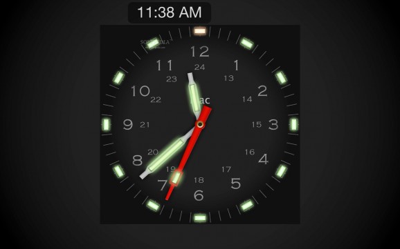 Illuminated Clock Screensaver screenshot