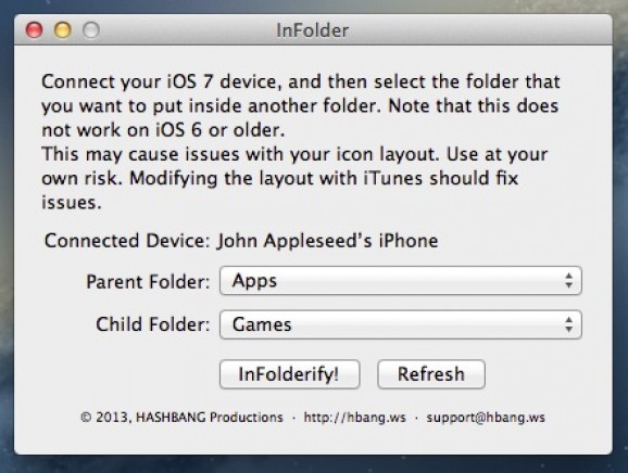InFolder screenshot