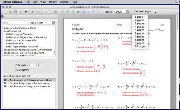 Infinite Calculus screenshot