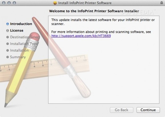 InfoPrint Printer Drivers screenshot