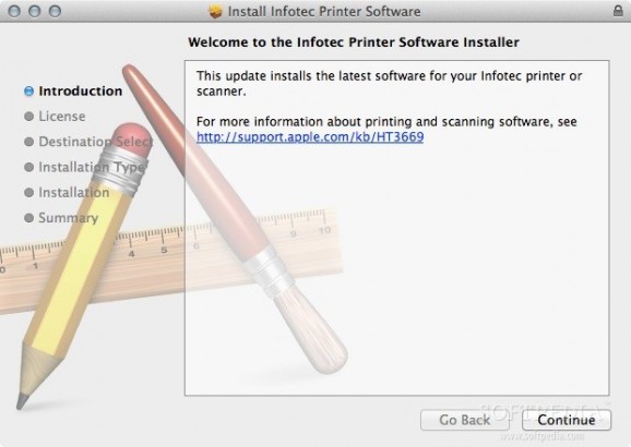 Infotec Printer Drivers screenshot