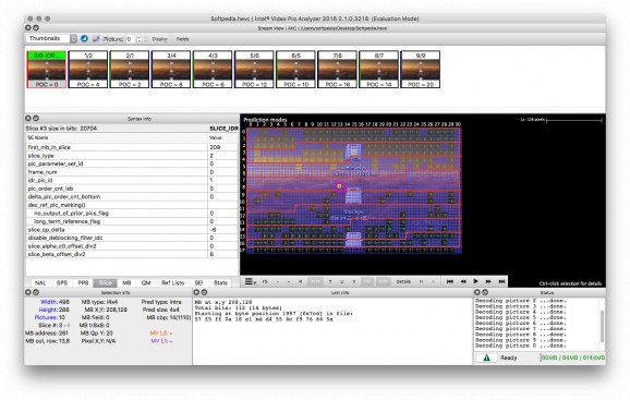 Intel Video Pro Analyzer screenshot