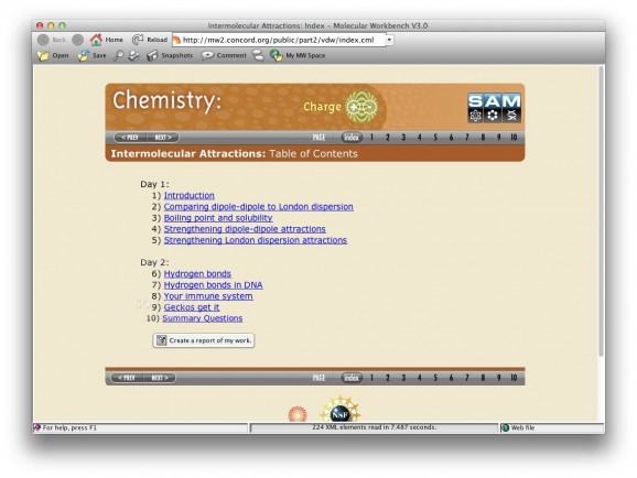Intermolecular Forces Investigation screenshot