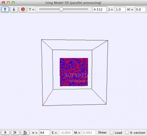 Ising 3D Checkerboard Decomposition Model screenshot
