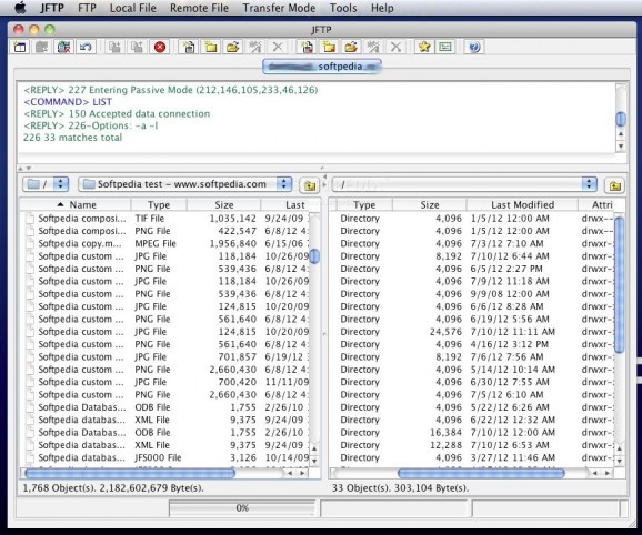 JFTP screenshot