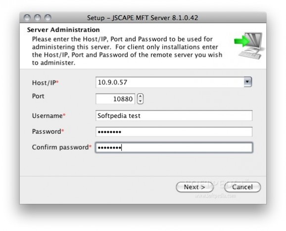 JSCAPE MFT Server screenshot