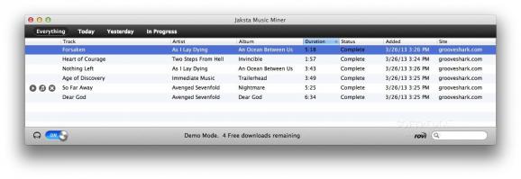 Jaksta Music Recorder (Miner) screenshot
