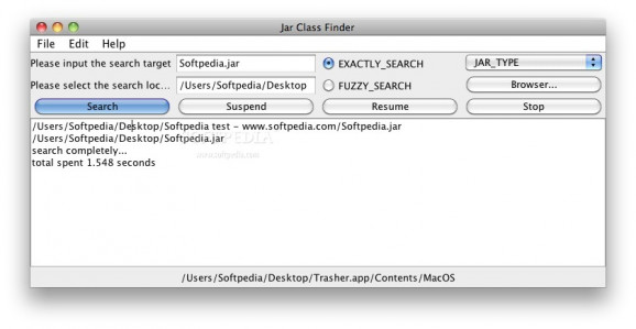 Jar Class Finder screenshot