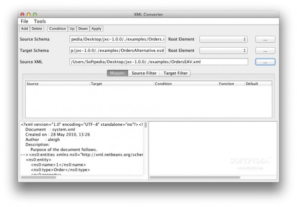 Java XML Converter screenshot